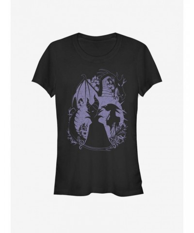 Disney Villains Maleficent Bone Heart Girls T-Shirt $12.20 T-Shirts