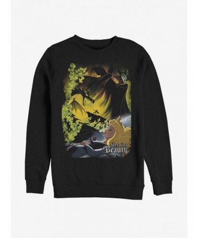Disney Villains Maleficent Sleeping Poster Sweatshirt $15.87 Sweatshirts