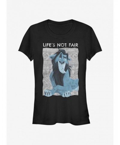 Disney The Lion King Scar Not Fair Girls T-Shirt $8.72 T-Shirts