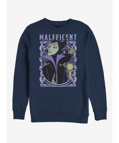 Disney Sleeping Beauty Maleficent Color Crew Sweatshirt $16.24 Sweatshirts