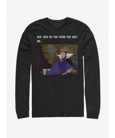Disney Sleeping Beauty Evil Queen Meme Long-Sleeve T-Shirt $12.17 T-Shirts