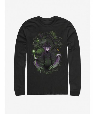 Disney Villains Maleficent Manga Long-Sleeve T-Shirt $10.53 T-Shirts