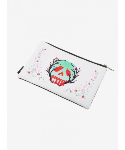 Loungefly Disney Snow White And The Seven Dwarfs Poison Apple Floral Makeup Bag $5.12 Bags