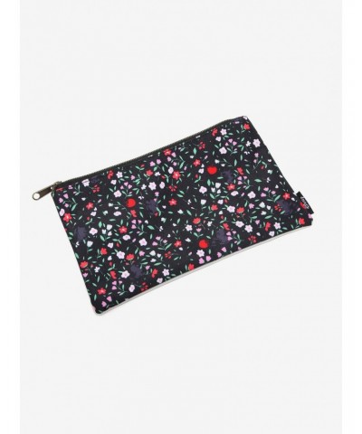 Loungefly Disney Snow White And The Seven Dwarfs Poison Apple Floral Makeup Bag $5.12 Bags