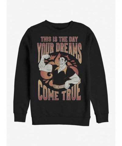 Disney Villains Gaston Dreams Crew Sweatshirt $17.34 Sweatshirts