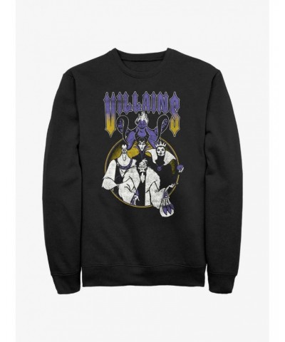 Disney Villains Metal Villains Sweatshirt $13.65 Sweatshirts