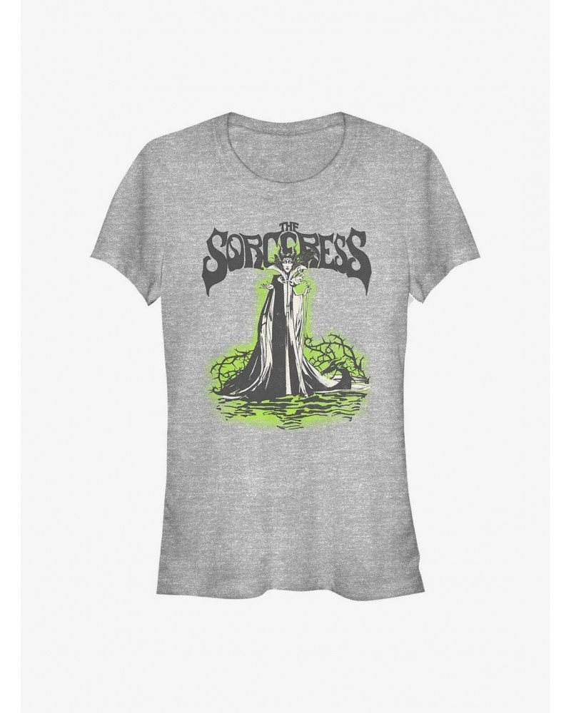 Disney Maleficent Green Sorceress Girls T-Shirt $8.96 T-Shirts