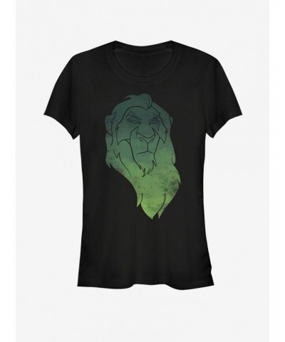 Disney The Lion King Watercolor Scar Girls T-Shirt $9.21 T-Shirts
