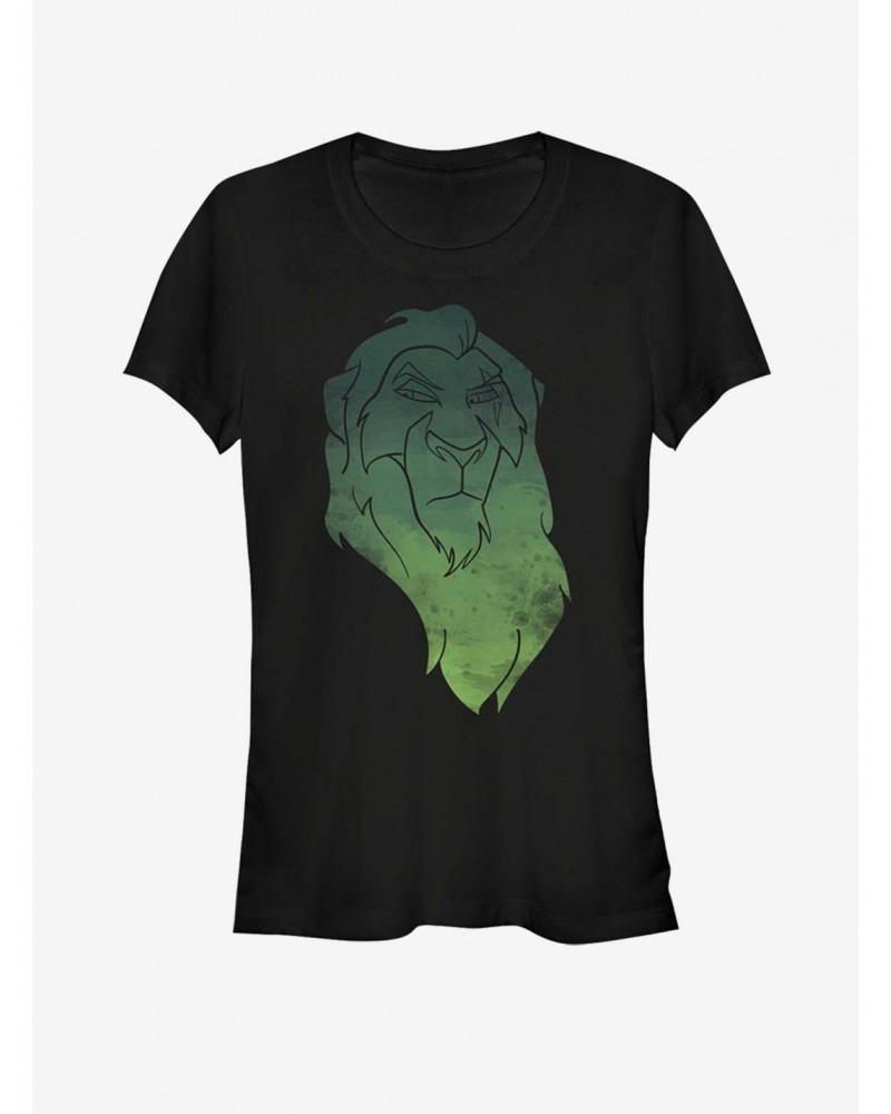 Disney The Lion King Watercolor Scar Girls T-Shirt $9.21 T-Shirts