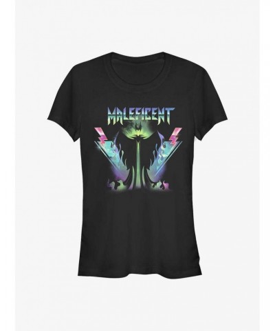 Disney Maleficent Mal Rock Solid Girls T-Shirt $10.96 T-Shirts