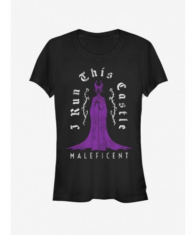 Disney Sleeping Beauty Maleficent Castle Girls T-Shirt $12.20 T-Shirts
